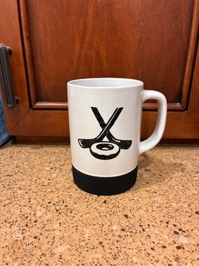 Tim Hortons Hockey PuckWhite Ceramic Mug